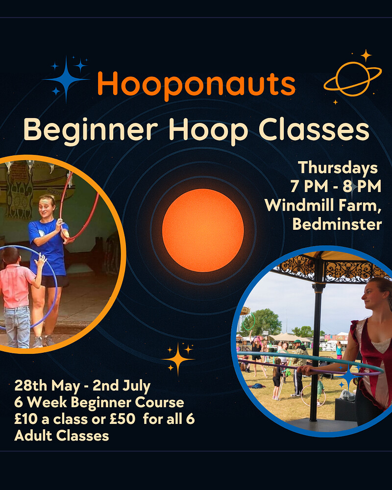 Beginner Hula Hoop Classes with Hooponauts at Windmill City Farm, Bedminster