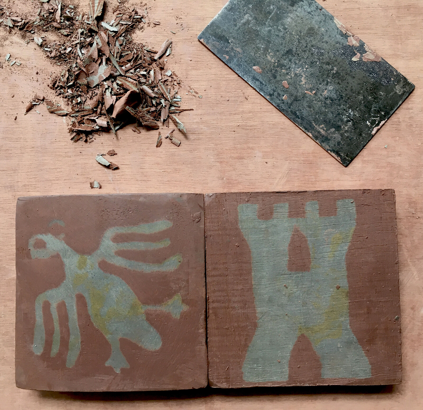 Medieval Tile making at Windmill Hill City farm