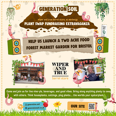 Generation Soil: PLANT SWAP FUNDRAISING EXTRAVAGANZA at Wiper and True Barrel Store