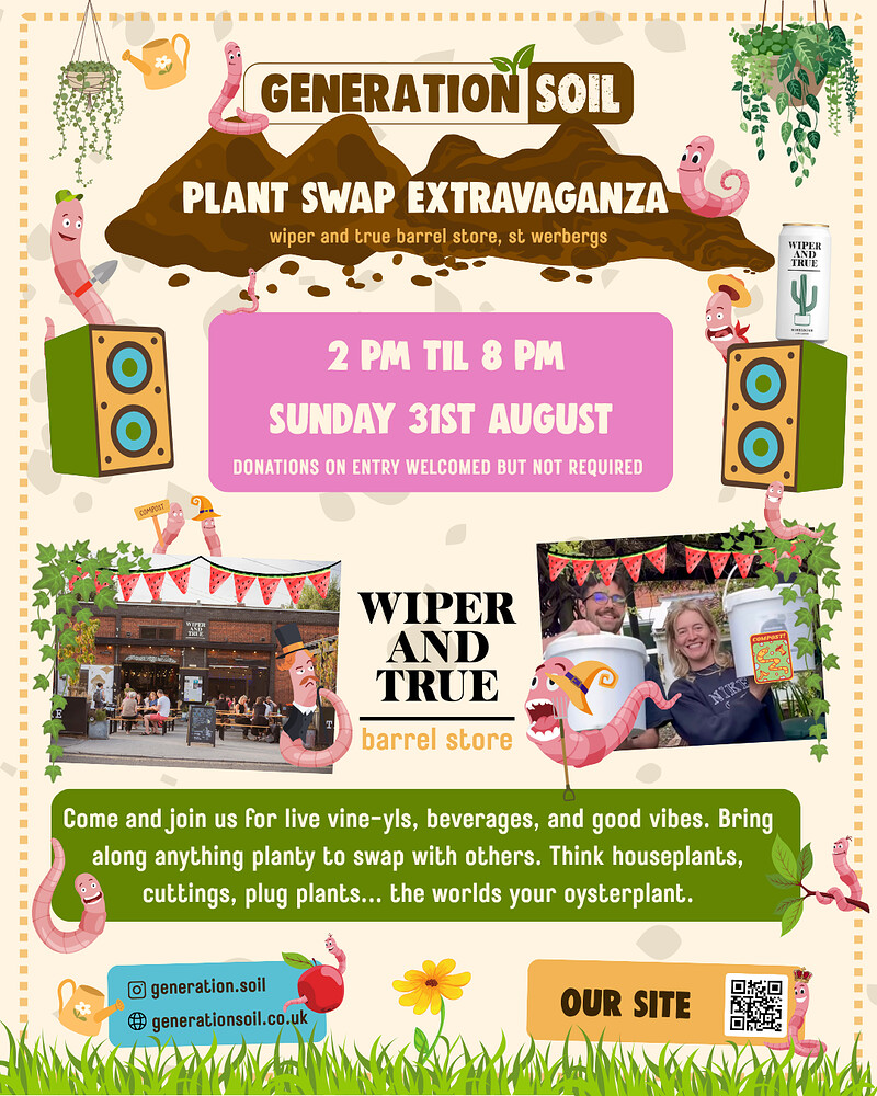 PLANT SWAP EXTRAVAGANZA BY GENERATION SOIL at Wiper and True Barrel Store