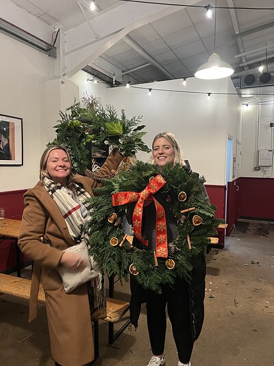 Christmas Wreath Workshop at Wiper and True Brewery & Taproom