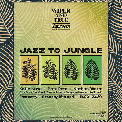 Nathan Worm Presents 'Jazz to Jungle' at Wiper and True Brewery & Taproom