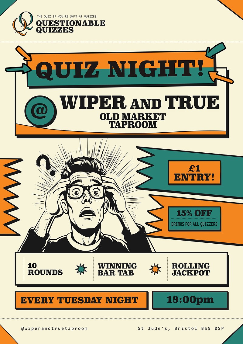 Questionable Quizzes at Wiper and True Brewery & Taproom