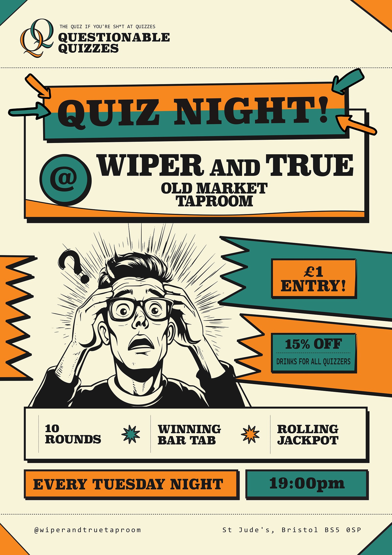 Questionable Quizzes at Wiper and True Brewery & Taproom
