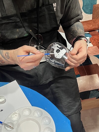 Wine Glass Painting Workshop at Wiper and True Brewery & Taproom