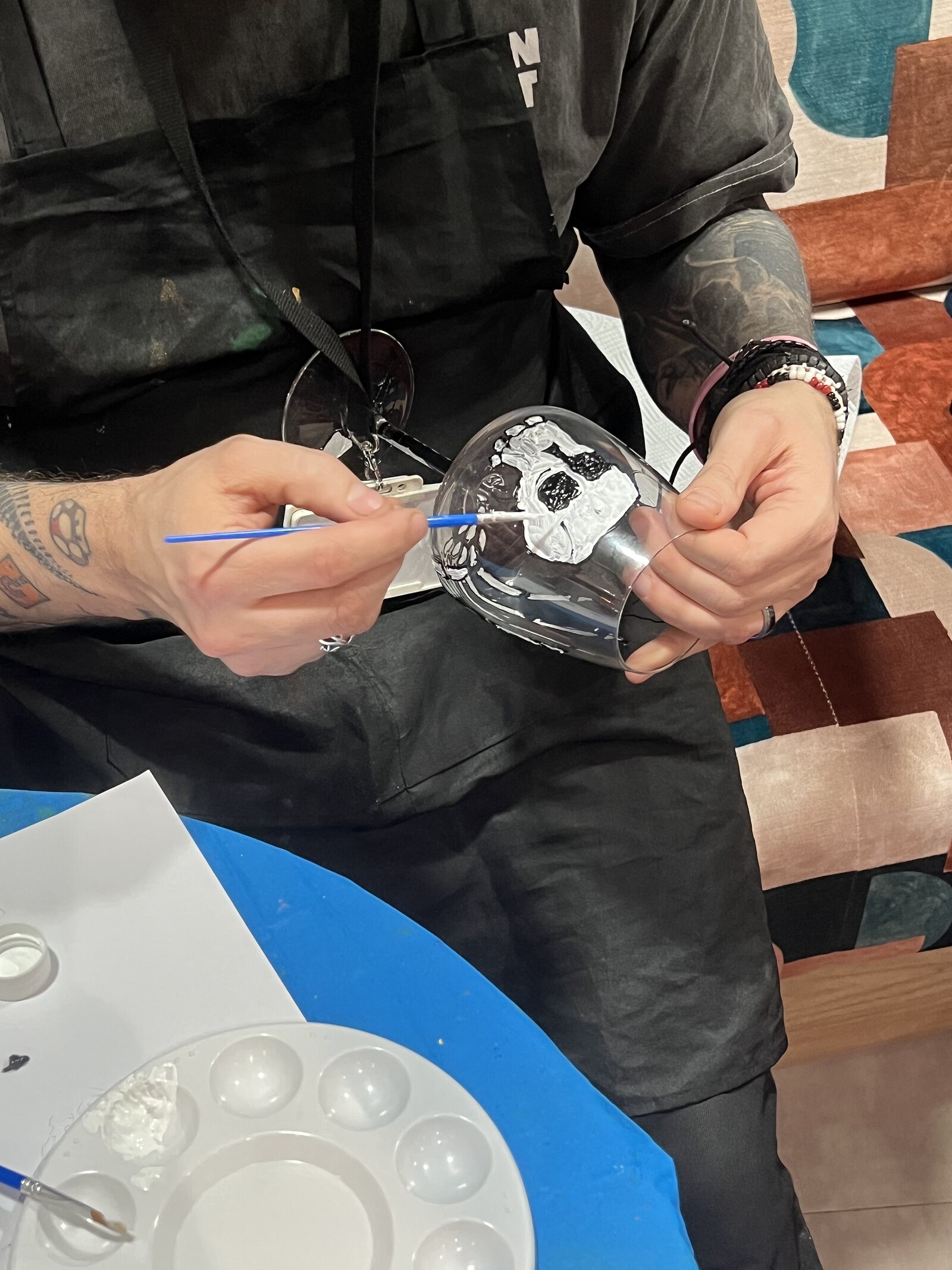 Wine Glass Painting Workshop at Wiper and True Brewery & Taproom