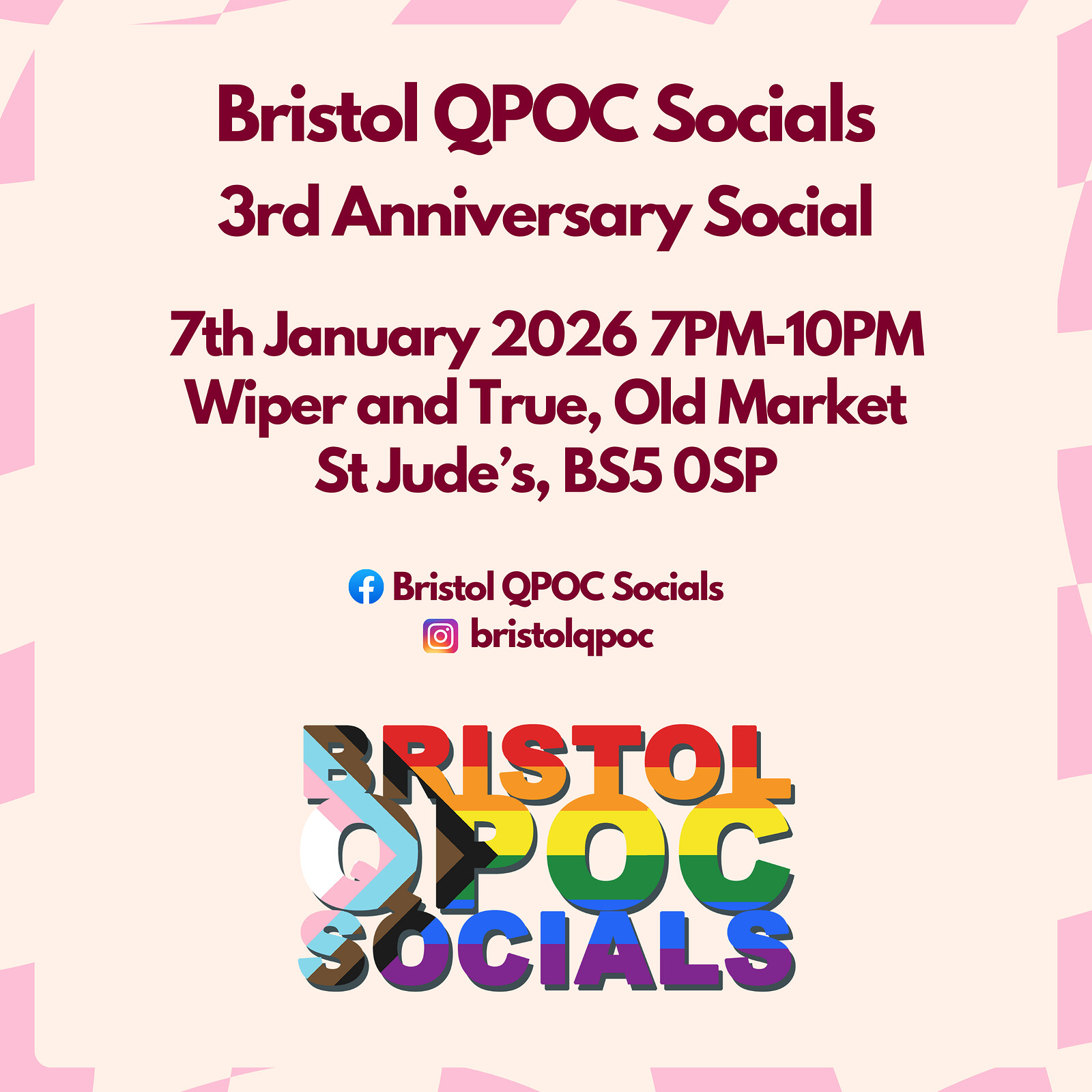 Bristol QPOC Socials’ 3rd Anniversary Social at Wiper And True, Old Market