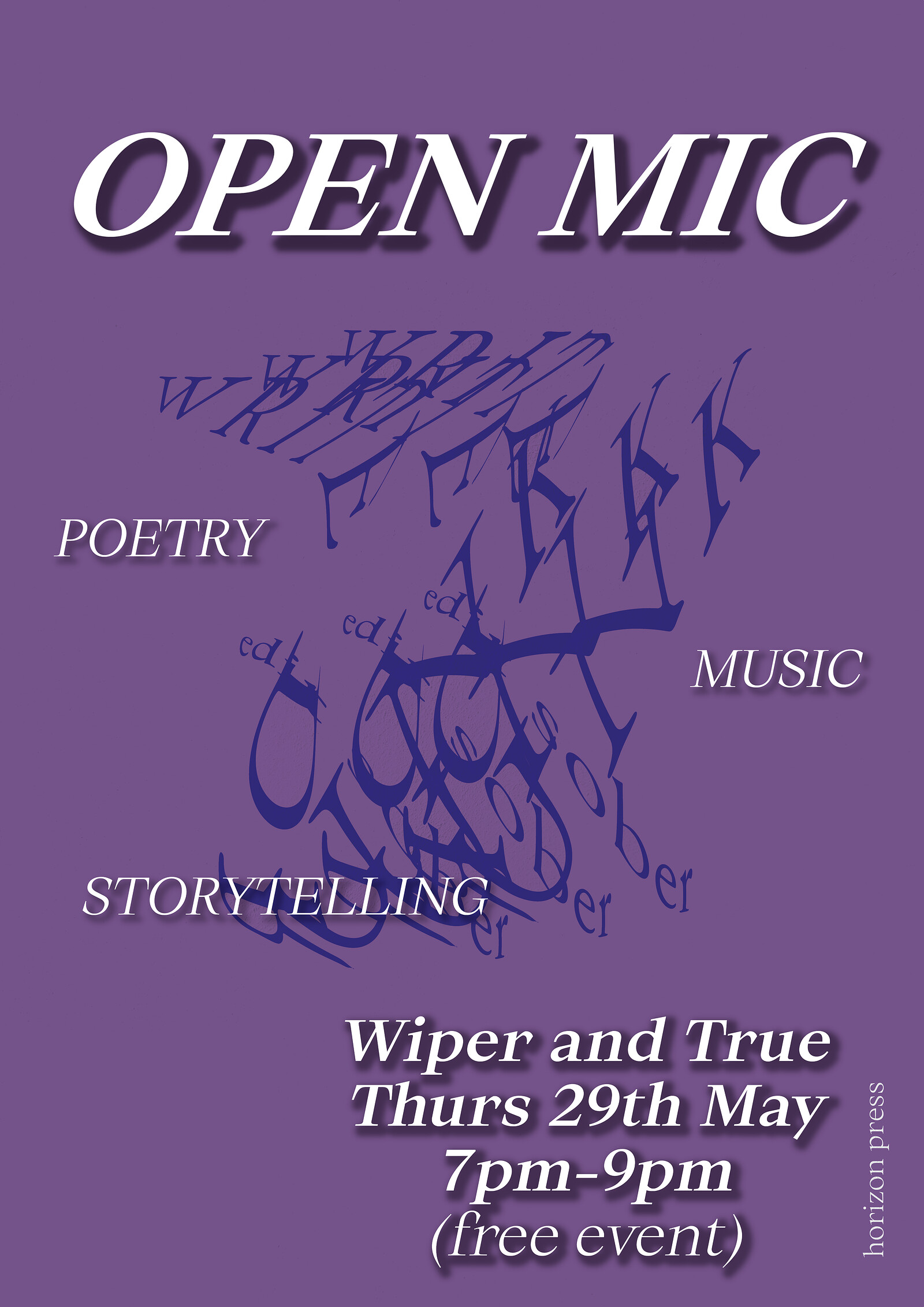 Horizon Open Mic at the Barrel Store at Wiper and True, St Werburghs