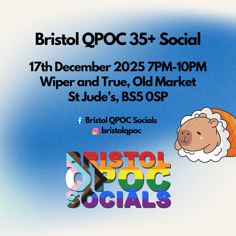 Bristol QPOC 35+ Social at Wiper and True Tap Room, BS5 0SP