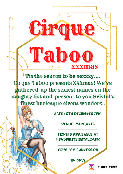 CIRQUE TABOO PRESENTS XXXMAS at YardArts