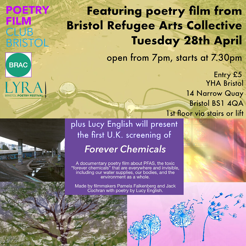 Poetry Film Club at YHA Bristol, 14 Narrow QUAY, BS1 4QA