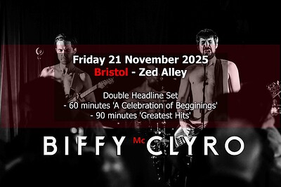 Biffy McClyro at Zed Alley