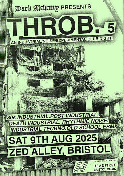 Dark Alchemy Presents: THROB. Industrial Night 5 at Zed Alley