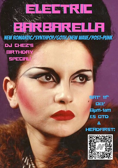 Electric Barbarella-DJ Chez's Birthday Special at Zed Alley