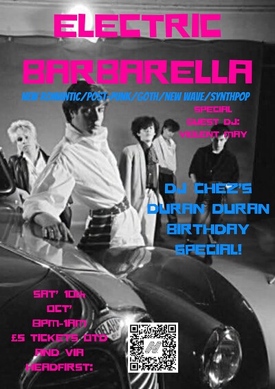 Electric Barbarella Duran Duran Special at Zed Alley