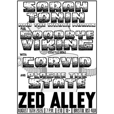 GOODBYE VIKING + supports at Zed Alley