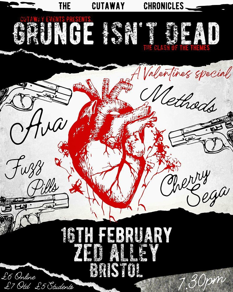 Grunge Isn't Dead- Methods and Ava Co-Headline at Zed Alley