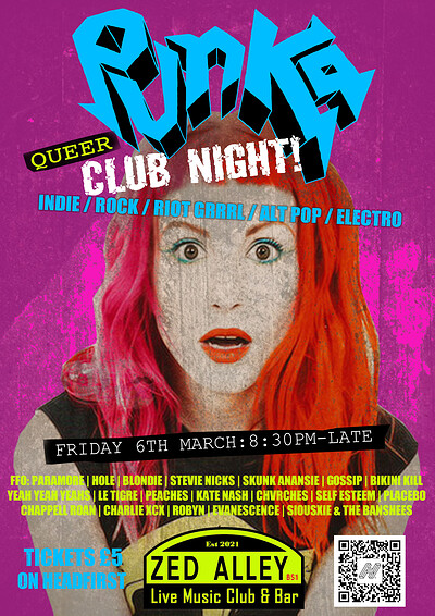 PUNKA CLUB NIGHT at Zed Alley