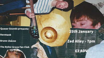Ravetank//Bruno Chávez//The Byker Grove Fan Club at Zed Alley