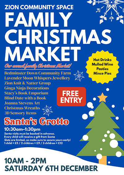 Family Christmas Market at Zion at Zion Community Space