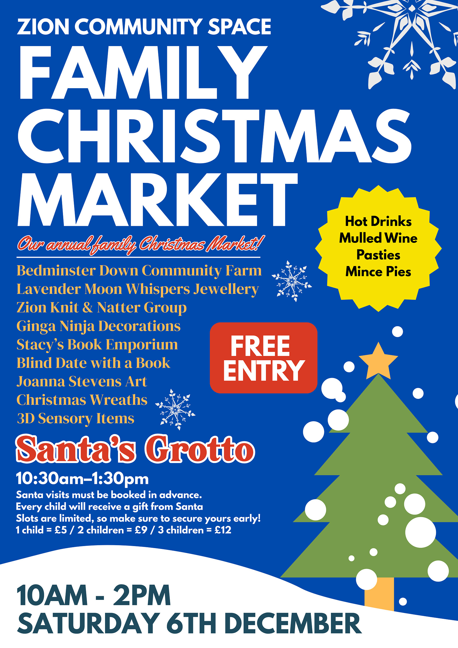Family Christmas Market at Zion at Zion Community Space