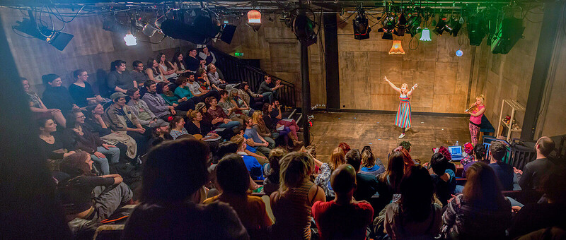 A theatre performance in Bristol