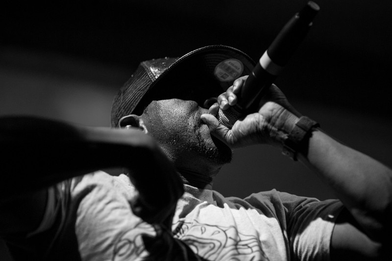 Rapper announces our new Bristol gig guide on the microphone!